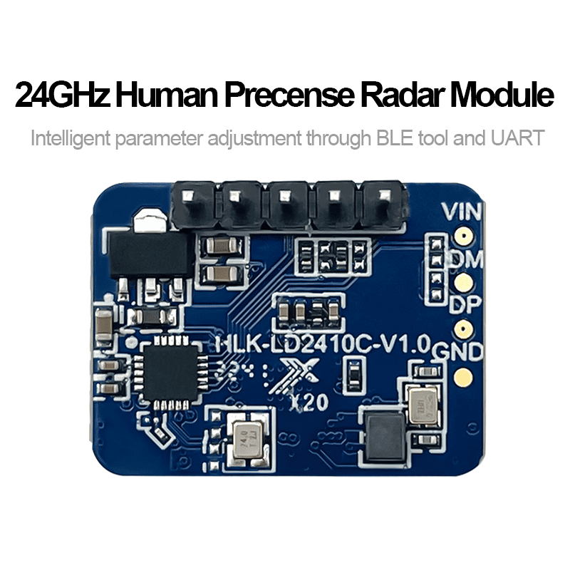 EC Buying HLK-LD2410B Human Presence Radar Module Bluetooth Test Kit 24GHz  LD2410 Smart Human Detection Sensor Module Board with Bluetooth Test Kit