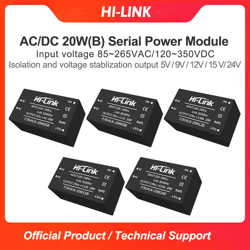thumbnail interactive-video image 1 of AC To DC Power Converter Module – 85-265VAC To 12VDC 1A Isolated Power Supply 1 of 6